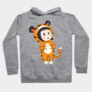 Tiger Girl Costume Hoodie